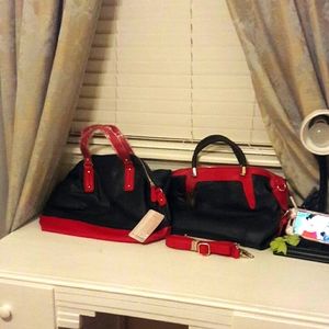 New Amrita duffle bag and tote with strap set